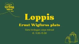 Loppis på Ernst Wigforss plats