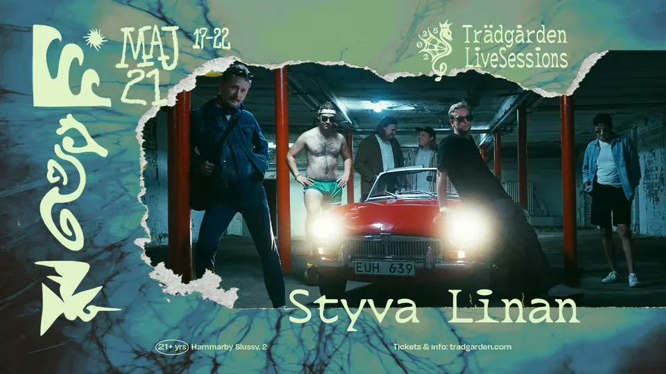 🎸 Trädgården Live Sessions: Styva Linan – Sommarens Indieproggfest! 🌞
