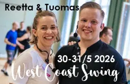 Helgkurs med Tuomas & Reetta den 30-31 maj
