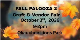 Fall Palooza 2 Craft & Vendor Fair