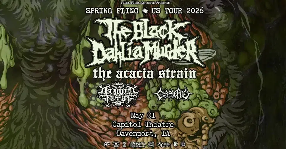 The Black Dahlia Murder with The Acacia Strain, Disembodied Tyrant, Corpse Pile at Capitol Theatre