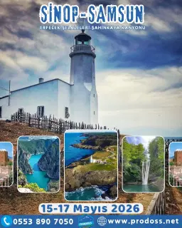 Prodoss SİNOP - ERFELEK TATLICA ŞELALELERİ - İNCEBURUN - HAMSİLOS - SAMSUN - ŞAHİNKAYA KANYONU Kültü