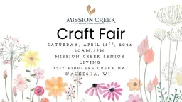 Spring Craft Fair