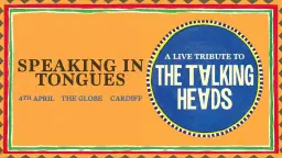 Speaking in Tongues - Talking Heads Tribute
