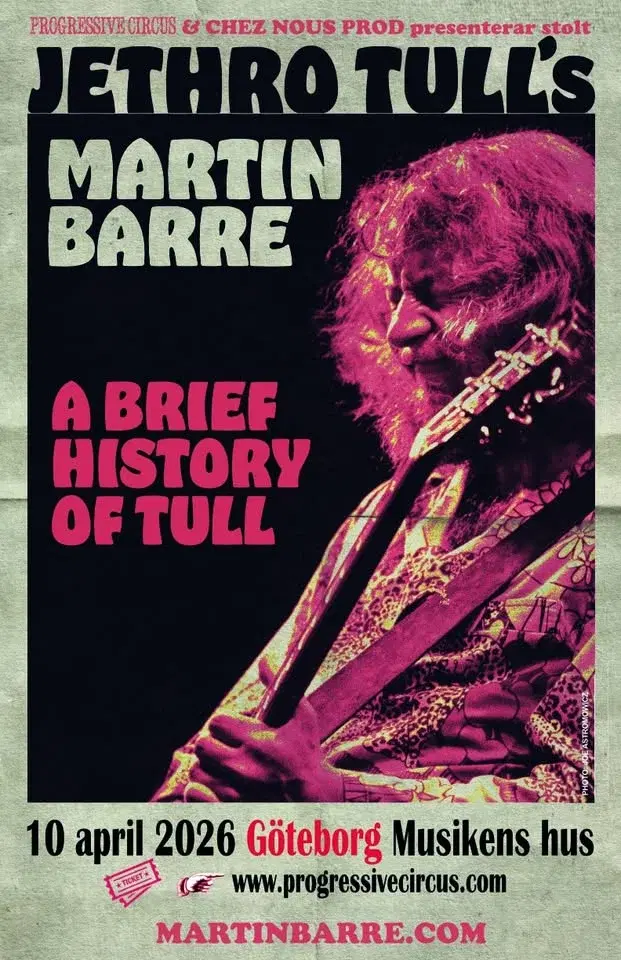 Jethro Tull's Martin Barre - A brief history of Tull