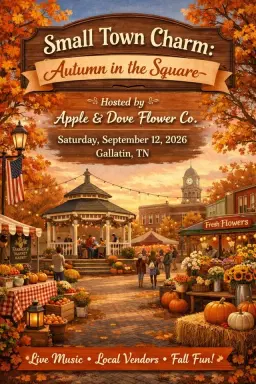 Small Town Charm: Autumn in the Square