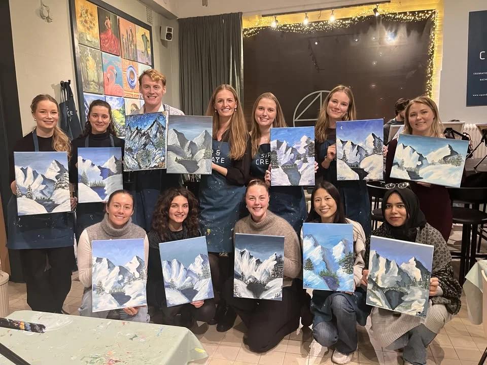 Sip and Create: Winter Wonderland at Hansa