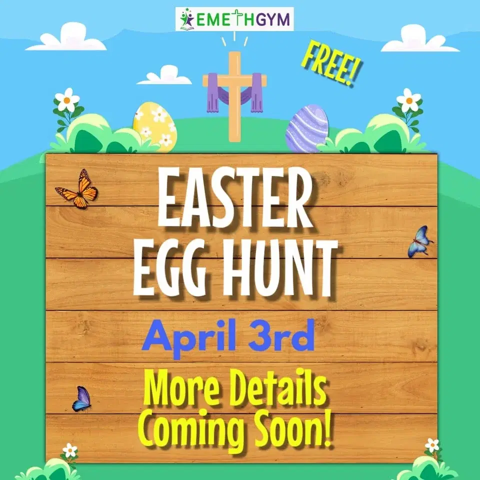 Mark Your Calendars! Free Easter Egg Hunt - April 3rd