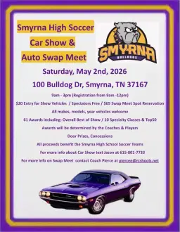 Smyrna Soccer Car Show & Swap Meet
