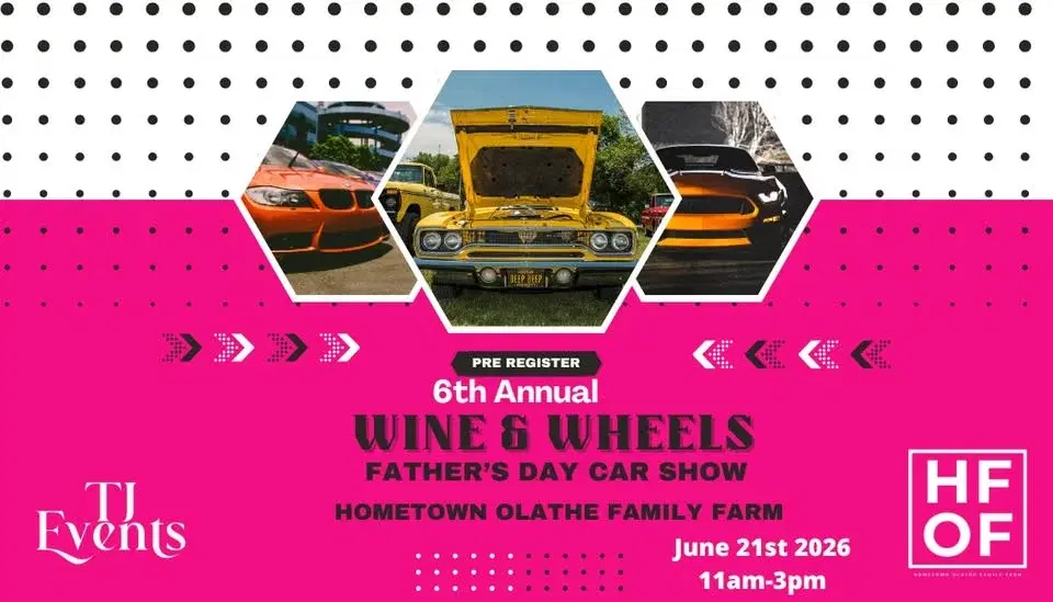 6th Annual "Wine & Wheels" Fathers Day Auto Show | June 21st 2026
