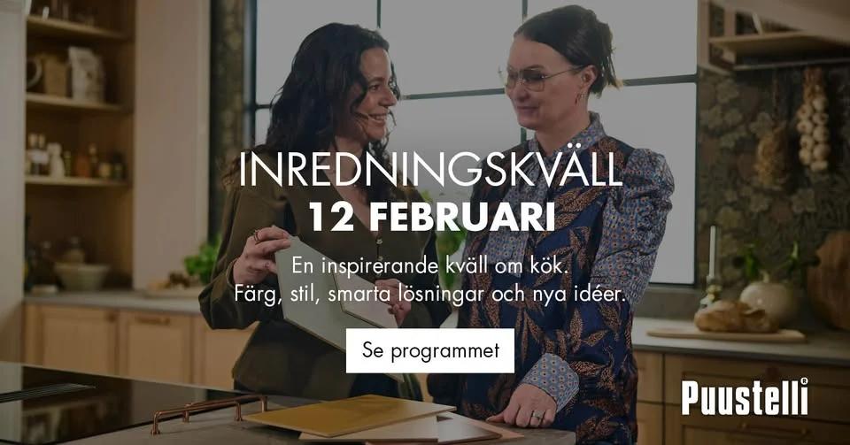 Inredningskväll hos Puustelli Bromma