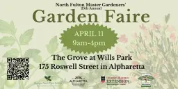 NFMG 25th Annual Garden Faire Find us at The Grove at Wills Park