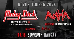 MOBY DICK · Kegyetlen évek 35 / ALCOHOL · Rejtvény lemezbemutató · SOPRON - HANGÁR