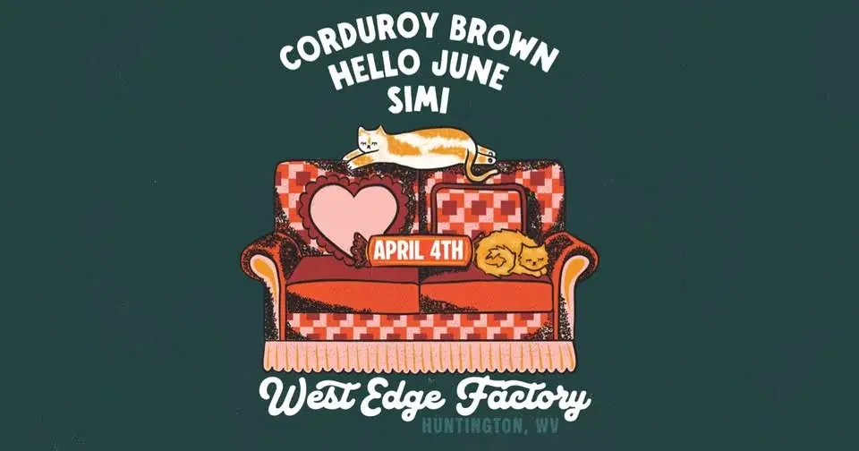 April First Saturday @ West Edge w/ Corduroy Brown, Hello June, & Simi