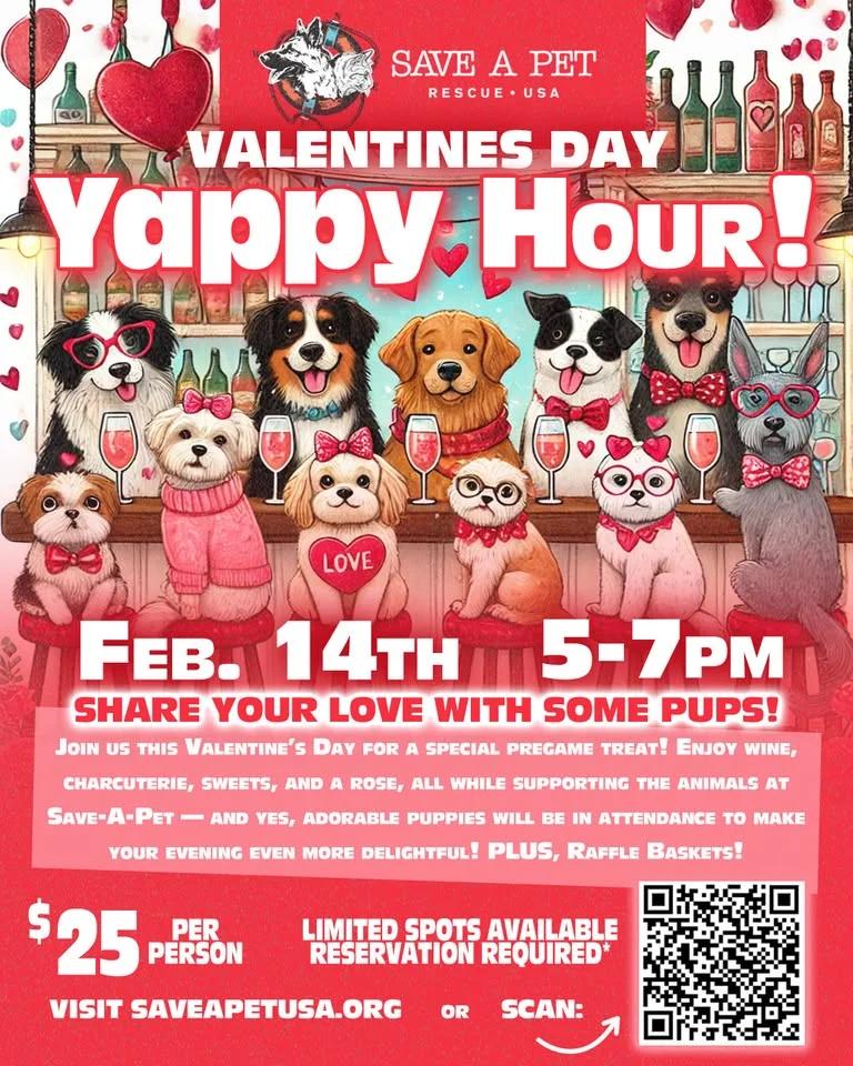 Valentine's Day Yappy Hour!
