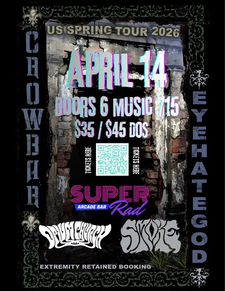 CROWBAR, EYEHATEGOD, Smoke, Opium Church