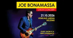 Joe Bonamassa (US), Veikkaus Arena, Helsinki 21.10.2026