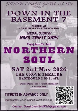 DOWN IN THE BASEMENT 7 - Northern & Rare Soul at The Grove Theatre (Eastbourne)