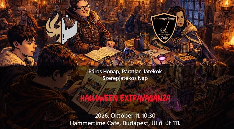 S03E05 - Halloween EXTRAVaganza! - Alkotók Tábora Alapítvány, Hammertime Cafe