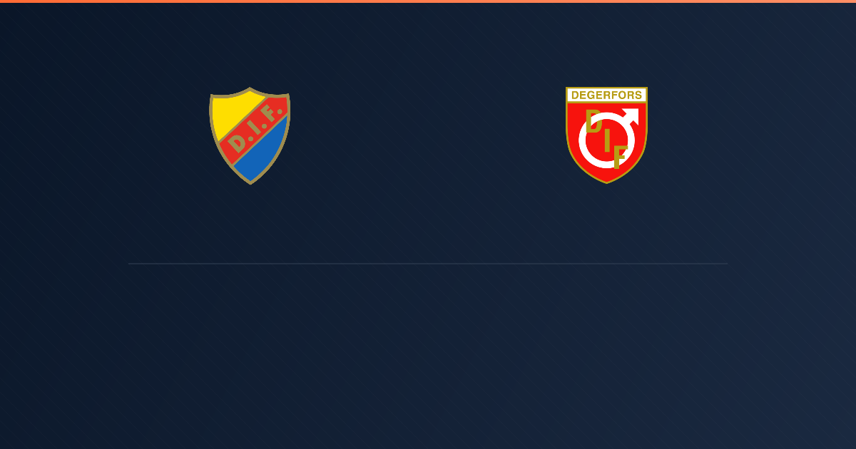 Djurgården vs Degerfors