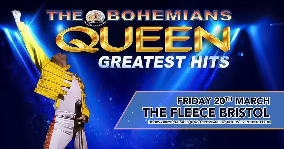 The Bohemians - A Tribute To Queen at The Fleece, Bristol - Fri 20th Mar 2026