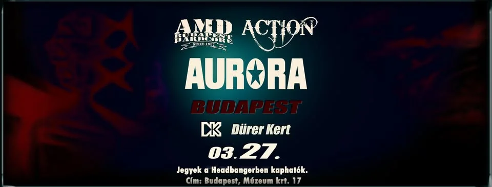 AURORA 2026 _ 03.27. ★ Dürer Kert Budapest