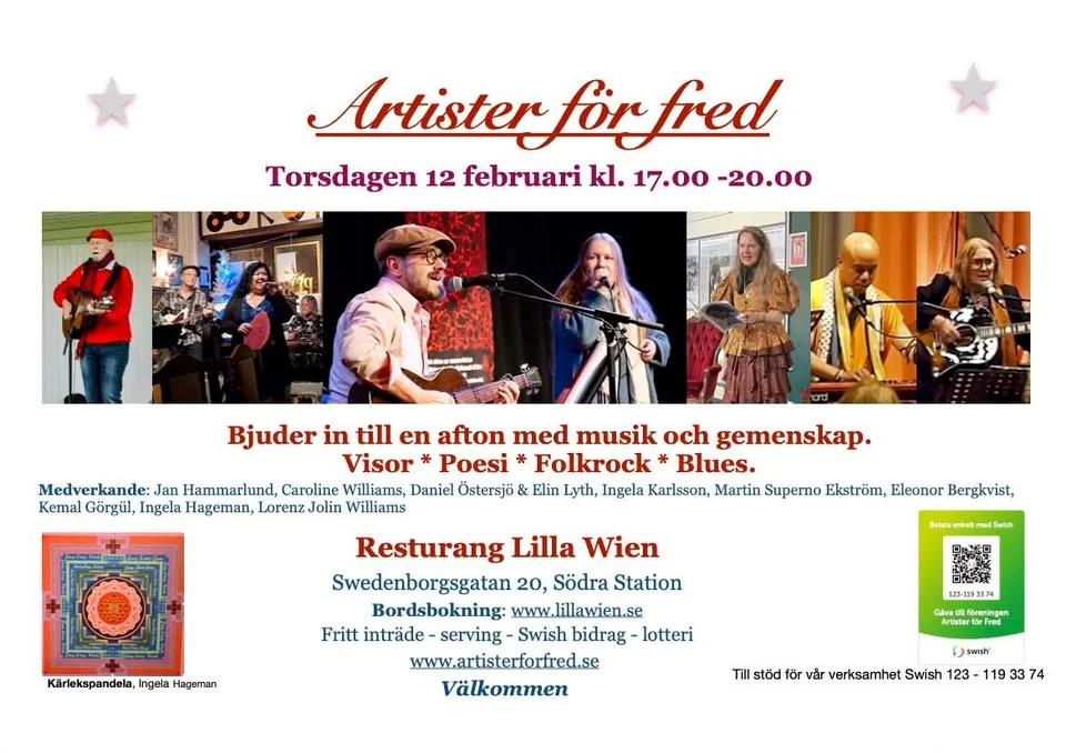 En musikafton i fredens och gemenskapens anda.