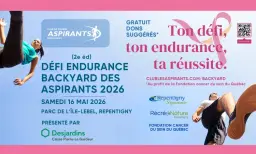Défi endurance Backyard des Aspirants 2026 présenté par la Caisse Desjardins Pierre-Le Gardeur