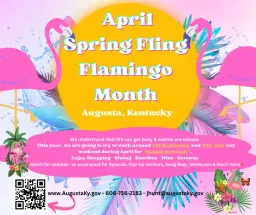 Flamingo Spring Fling Month - Augusta, Kentucky