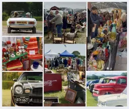 FROME FLEA MARKET & CRAFT FAIR WITH CLASSIC AND SUPERCAR MEET AT WEST WOODLANDS SHOWGROUND BA11 5ES