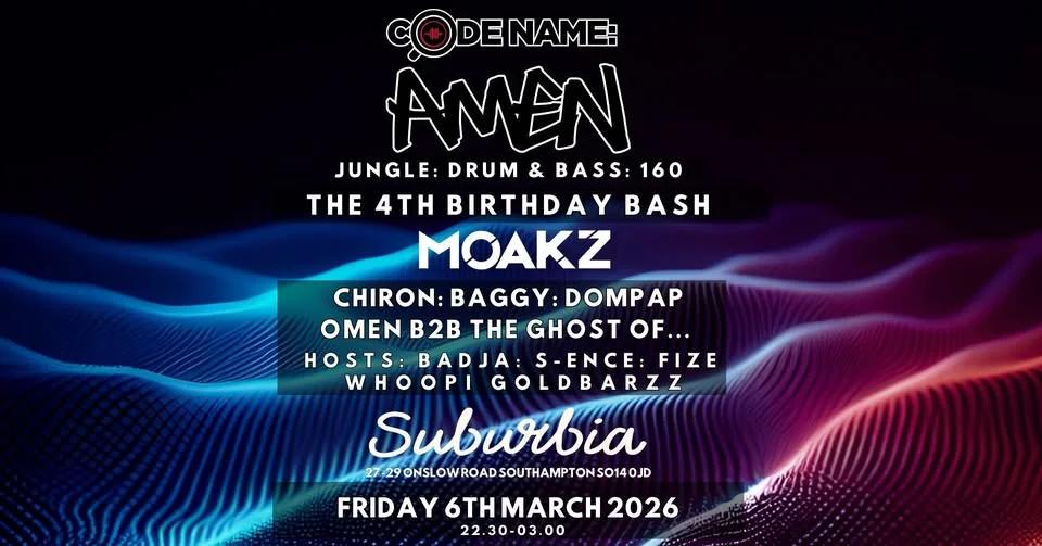 Codename: Amen 4th Birthday