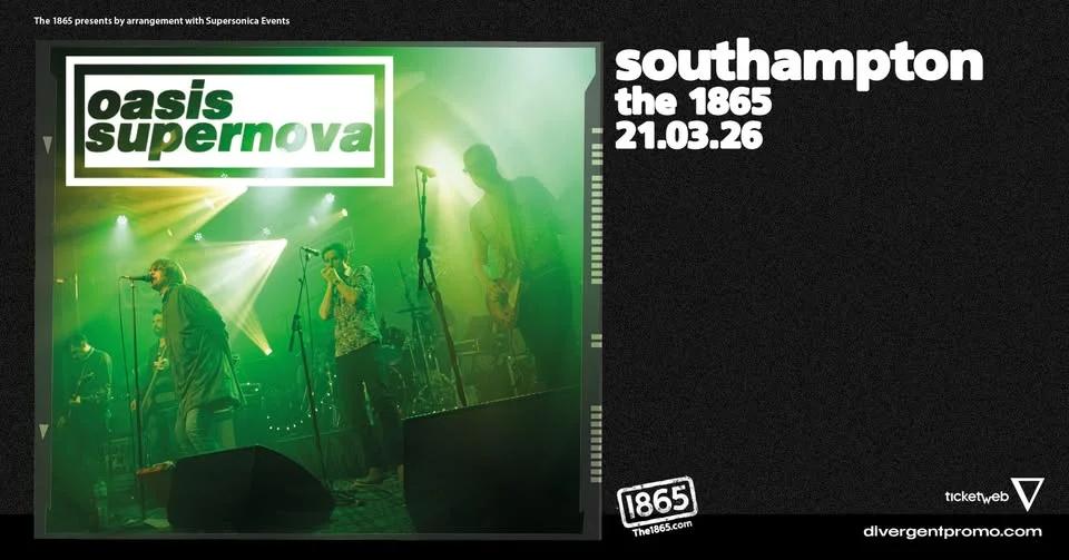 Oasis Supernova LIVE at The 1865!