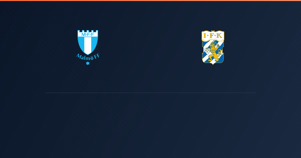Malmo FF vs IFK Göteborg