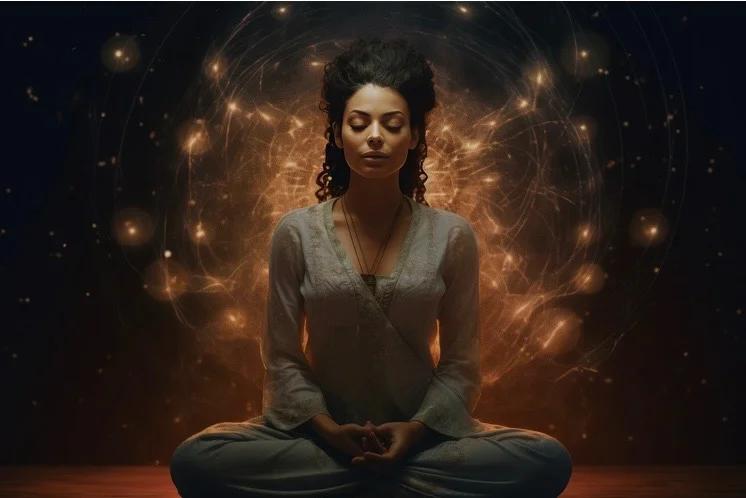 Indisk chakrameditation med Deeksha
