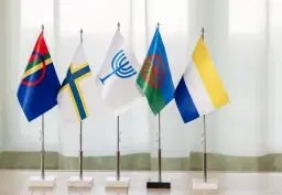 Invigning av Nationella minoritetshörnan på Garaget