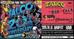 HELYSZÍN VÁLTOZÁS! SKA-PUNK PARTY: TALCO / BARACKCA / SCOMPANY / 13DEMÖLISHER87