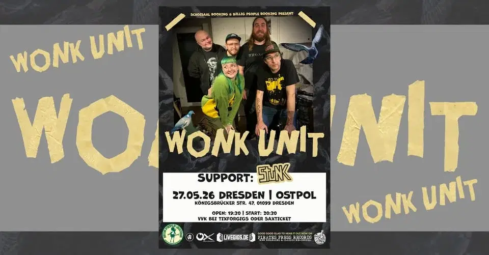 Wonk Unit + Special Guest: Stunk