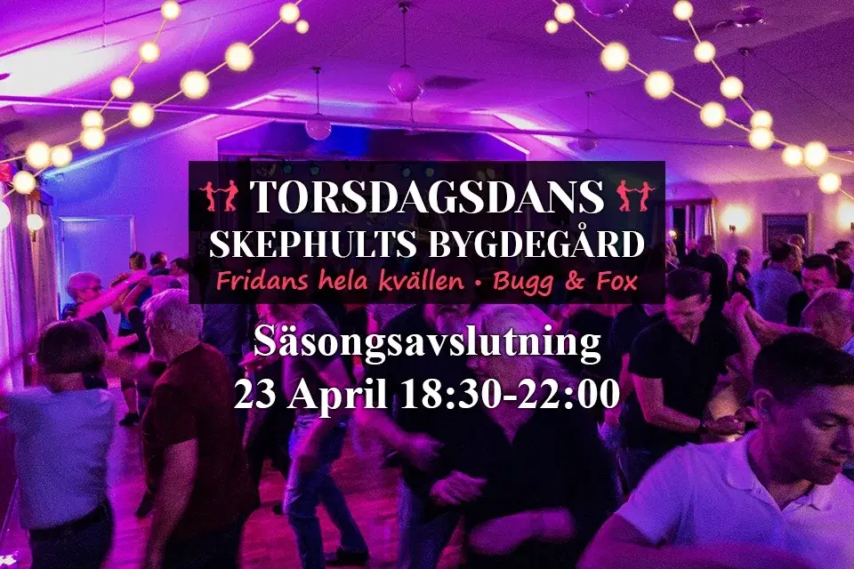 ✨Buggkväll Säsongsavslutning | Skephults Bygdegård ✨