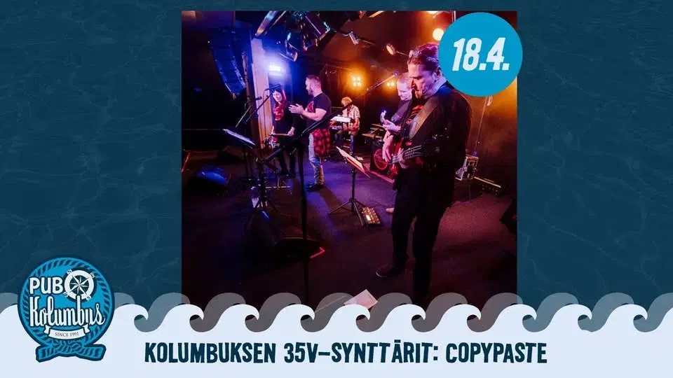 Kolumbus 35 vuotta: Copypaste