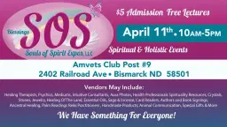 SOS Spiritual & Holistic Expo- Bismarck, ND