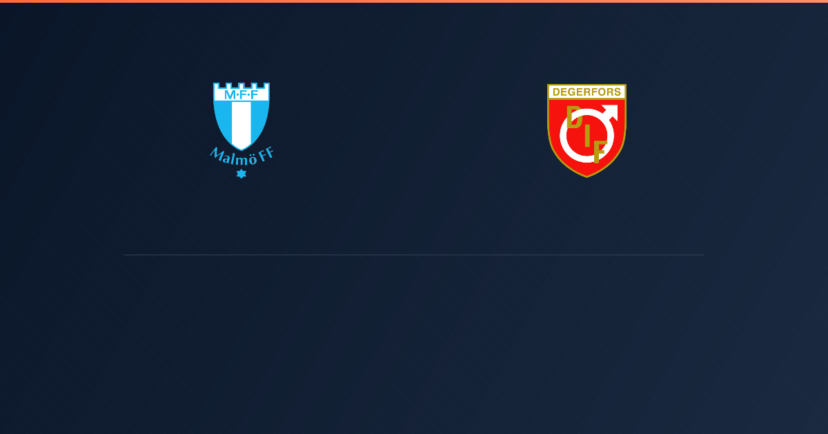 Malmo FF vs Degerfors