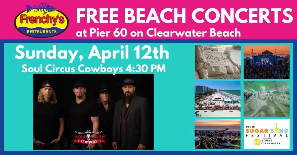 Frenchy's Free Beach Concerts: Soul Circus Cowboys