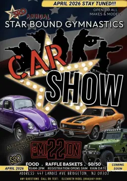 3rd Annual Star Bound Gymnastics Car Show