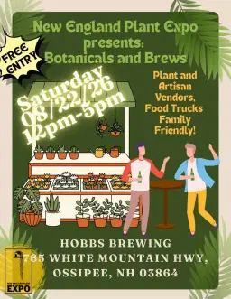 Botanicals and Brews at Hobbs Brewing - Ossipee, NH