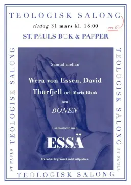 Teologisk Salong #6: Med Wera von Essen & David Thurfjell