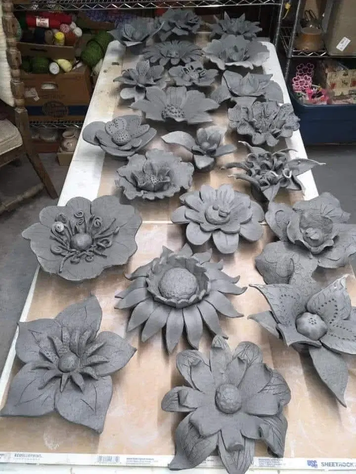 Pottery Handbuilding: Flower Power