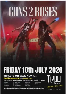 Guns 2 Roses | The Tivoli, Buckley