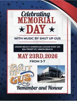 Union Beach American 🇺🇸 Legion Memorial Day Weekend