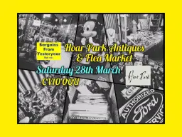 Hoar Park Antiques & Flea Market 2026