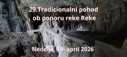 29. Tradicionalni pohod ob ponoru reke Reke